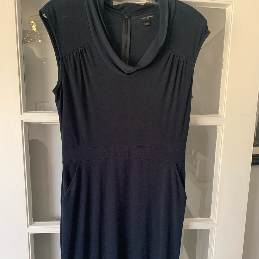 Banana Republic Navy Sheath Dress